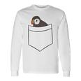Puffin In The Pocket Seabird Islanda Pocket Puffin Maglietta a maniche lunghe Ideas de regalos