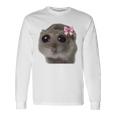 Sad Hamster Meme Sad Trauriger Hamster Sad Hamster Maglietta a maniche lunghe Ideas de regalos