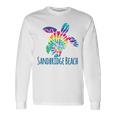Sandbridge Beach Virginia Tie Dye Batik Loggerhead Turtle Long Sleeve T-Shirt Gifts ideas