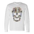 Scary Skull Bunny Rabbit Horror Halloween Long Sleeve T-Shirt Gifts ideas