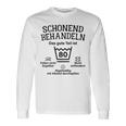 Schonend Treateln Das Gute Teil Ist 80Th Birthday Langarmshirts Geschenkideen