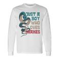 Snake Serpent Nur Ein Junge Die Schnnen Loves S Langarmshirts Geschenkideen