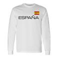 Spain Flag España Athletic Sports Jersey Style Langarmshirts Geschenkideen