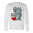 Statua Della Libertà I Love New York Maglietta a maniche lunghe Ideas de regalos