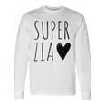 Super Zia Cuore Migliore Zia Regalo Maglietta a maniche lunghe Ideas de regalos