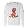 T-Rex 3Rd Birthday Dinosaur Ich Bin Schon 3 Jahre Alt Langarmshirts Geschenkideen