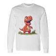 T-Rex 5Th Birthday Dino Ich Bin Schon 5 Jahre Alt German Langu Langarmshirts Geschenkideen