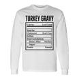 Turkey Gravy Ingredient Food List Thanksgiving Christmas Long Sleeve T-Shirt Gifts ideas