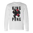 Vintage King Pong Ping Pong Tavolo Da Ping Pong Gioco Maglietta a maniche lunghe Ideas de regalos
