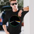 70'S Music Retro Testi Classicinyl Prism Dark Side Moon Maglietta a maniche lunghe Regalos para él