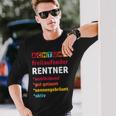 Achtung Freilaufender Rentner Pension Pension Langarmshirts Geschenke für Ihn