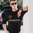 Afghanistan Sports Football Flag Football Langarmshirts Geschenke für Ihn