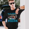 Allenatore Di Nuoto Mi Troverete In Piscina Nuotatore Maglietta a maniche lunghe Regalos para él