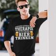 Andere Gehen Zur Therapie Ich Gehe Bier Trinken Langarmshirts Geschenke für Ihn