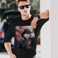 Art Sur Le Thème Du Dragon Japonais Mignon T-shirt à manches longues Cadeaux pour lui