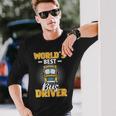 Autobús Del Conductor Profesión Escuela Autobús Escuela Camiseta de manga larga Regalos para él