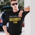 Bachelor Party Stag Do Security TeamDivertente Maglietta a maniche lunghe Regalos para él