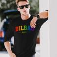Bilbao Deporte Lgbtqai Souvenir Paísasco Camiseta de manga larga Regalos para él