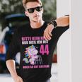 Bitte Kein Eneid Gut Aussehe 44 Jahre Unicorn 44Th Birthday Langarmshirts Geschenke für Ihn