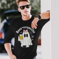 Boo-Racha Halloween Ghost Beer Borracha Long Sleeve T-Shirt Gifts for Him