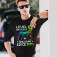Boy Level 9Ideogioco Sbloccato 9 ° Compleanno Maglietta a maniche lunghe Regalos para él
