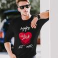 Camicia Con Scritta Make Love Not War Con Scritta Make Love Not War Lingua Italiana Non Garantita Maglietta a maniche lunghe Regalos para él