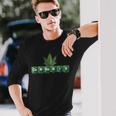 Cannabis Periodensystem Marijuana Hemp Leaf Langarmshirts Geschenke für Ihn