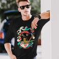Cat Ramen Noodle Japanese Anime Kawaii Cat Long Sleeve T-Shirt Gifts for Him