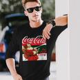 Coca Cola La Cosa Reale Natale Maglietta a maniche lunghe Regalos para él