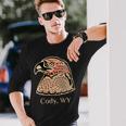 Cody Wy Aigle Indien Haida Pacific Nw T-shirt à manches longues Cadeaux pour lui