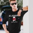 Con Cuore Di Dixie Dell'alabama Usa Patriottismo Maglietta a maniche lunghe Regalos para él