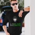 Conosco La Tua Password Anonymous Mask Pro Hacker Maglietta a maniche lunghe Regalos para él