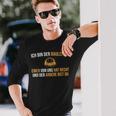 Construction Supervision Construction Site Helmet Construction Management Langarmshirts Geschenke für Ihn