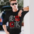 Cool Rock And Roll Star I Love Rock Loud Music Rock & Roll Maglietta a maniche lunghe Regalos para él