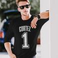 Cortez Sostenitore Numero 1 Del Più Grande Fan Maglietta a maniche lunghe Regalos para él