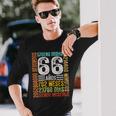 Cumpleaños Feliz 66 Años Feliz 66 Años Regalos Originales Camiseta de manga larga Regalos para él