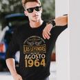 Cumpleaños Hombre Regalos Las Leyendas Agosto 1964 Camiseta de manga larga Regalos para él