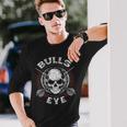 Darts Dart 180 Bullseye Skull Langarmshirts Geschenke für Ihn