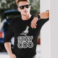 Urbano Stay Coo Pigeon Cool Bird Maglietta a maniche lunghe Regalos para él