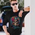 Dia De Los Muertos Mexico Day Of The Dead La Catrina Langarmshirts Geschenke für Ihn