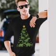 Dinosaur Christmas Tree Dino Trex Dinosaur Lover Christmas Long Sleeve T-Shirt Gifts for Him