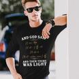 Dio Ha Detto E Poi C'era Luce Maxwell Equazione Math Geek Maglietta a maniche lunghe Regalos para él