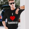 Divertente Idea Regalo Con Cuore Sambuca Maglietta a maniche lunghe Regalos para él