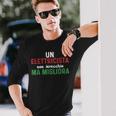 Divertente Regalo Per Elettricisti Maglietta a maniche lunghe Regalos para él