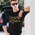 Dogs Because People Suck Pet Parent Paws Dog Long Sleeve T-Shirt Gifts for Him