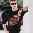 Dot Day Polka Dot American Football Lover Player Long Sleeve T-Shirt Gifts for Him