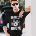 Drumset Per Batteria Per Bambini Per Batterista Da Uomo Maglietta a maniche lunghe Regalos para él