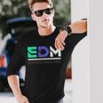 Edm Electronic Dance Music Festival Fiesta Techno Dj Camiseta de manga larga Regalos para él