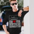 Ein Herz Für Deutsche Rraukwaren Tank Driver Military Langarmshirts Geschenke für Ihn