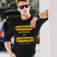 Escuela Austriaca De Economíaintage Camiseta de manga larga Regalos para él